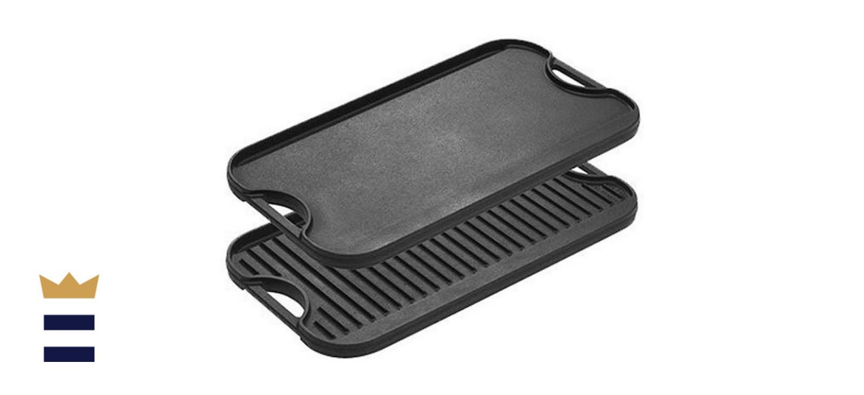 Lodge Pre-Seasoned Cast Iron Reversible Grill