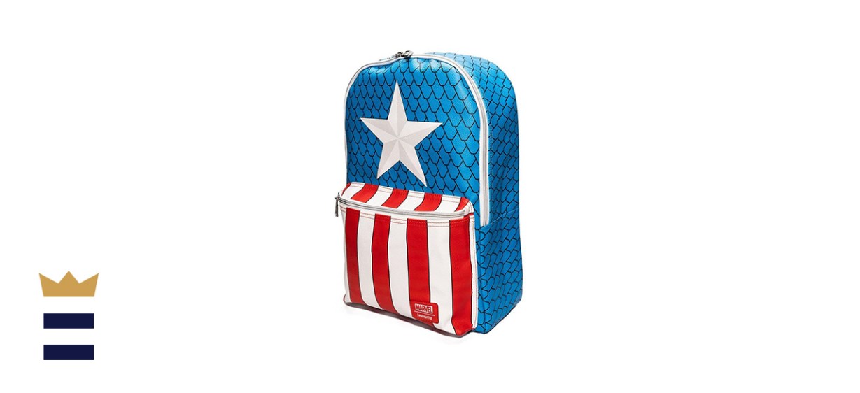 Loungefly Captain America Backpack with Pin