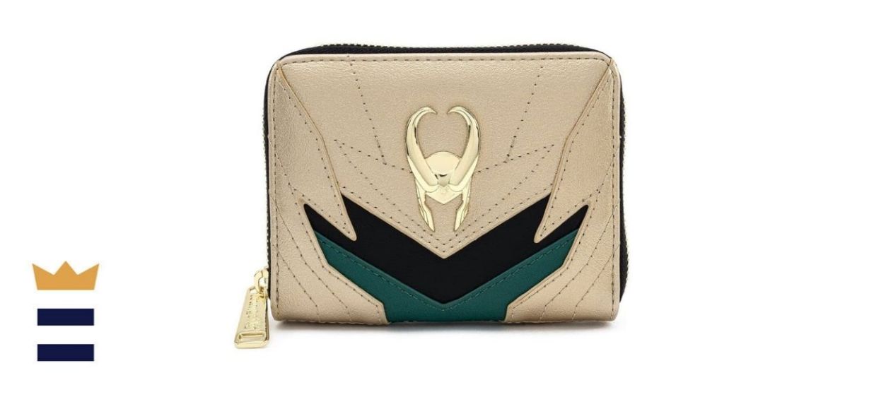 Loungefly Marvel Loki Cosplay Zip Wallet