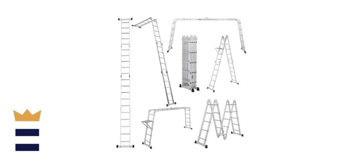 LuisLadders 18.5-Foot Folding Ladder