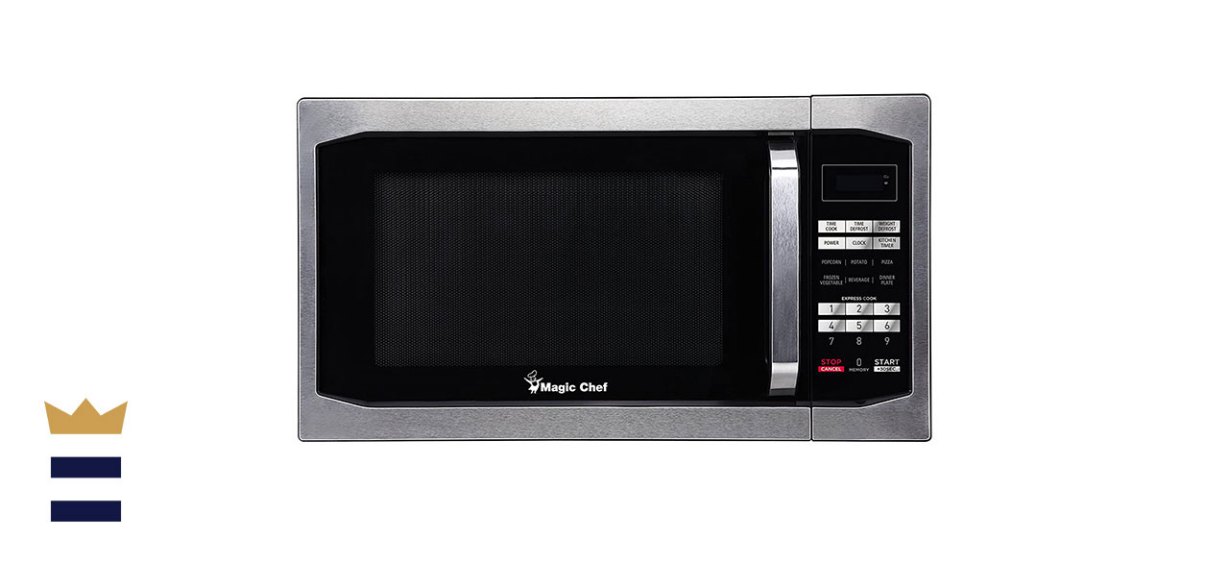 Magic Chef 1100W 1.6 cu. ft. Stainless Steel Microwave Oven