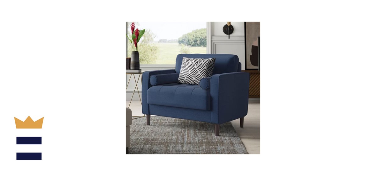 Mercury Row Garren Wide Tufted Club Chair