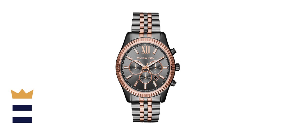 Michael Kors Chronograph Lexington Two-Tone Watch