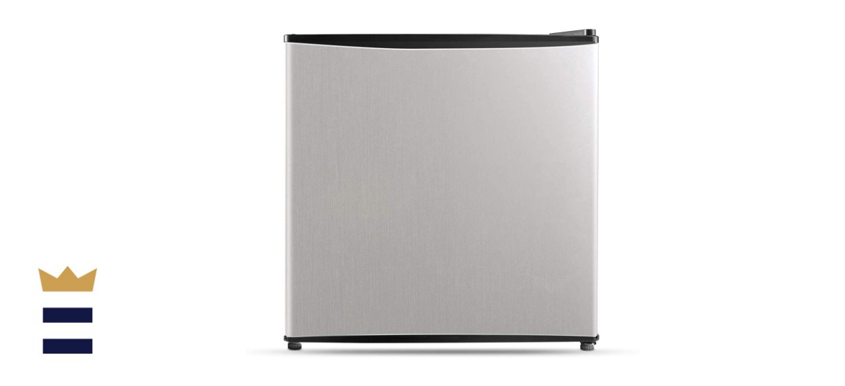 Midea 1.6 Cubic Foot Stainless Steel Compact Refrigerator 