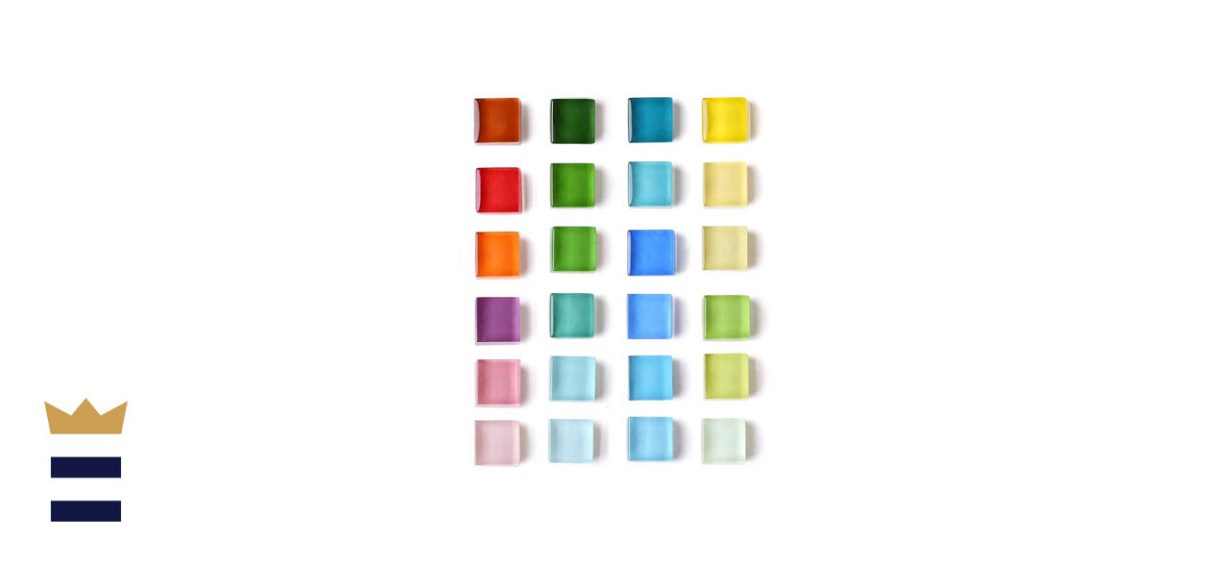 Mymazn 24-Pack of Colorful Refrigerator and Whiteboard Magnets