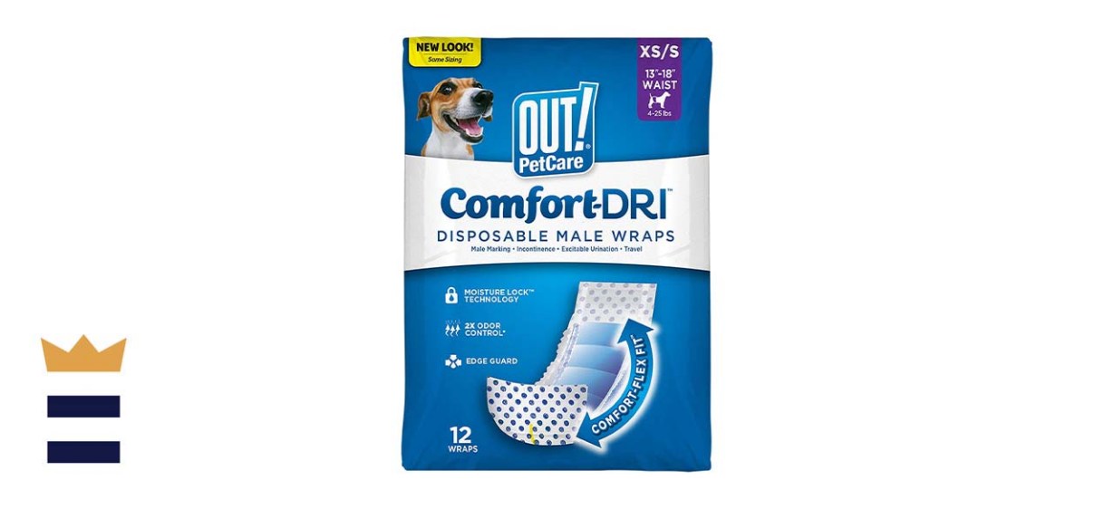 Out! Pet Care Disposable Male Dog Wraps