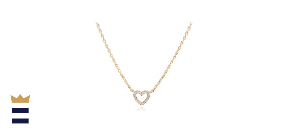 Pavoi 14 Karat Gold Plated Dainty Pendant Necklace