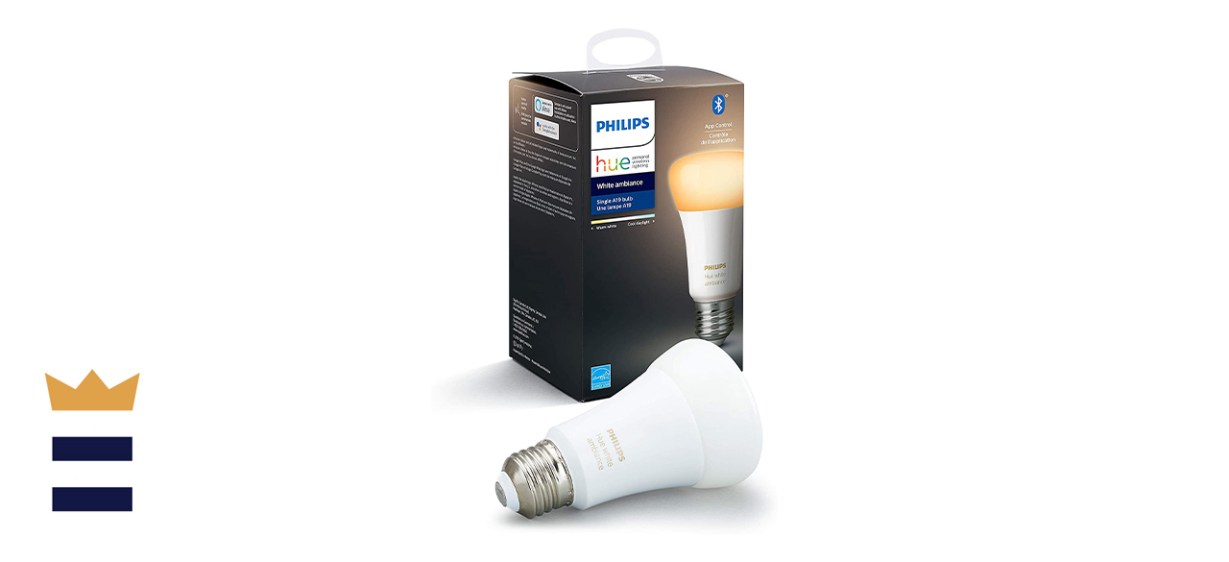 Philips Hue White Ambiance A19 LED Smart Bulb