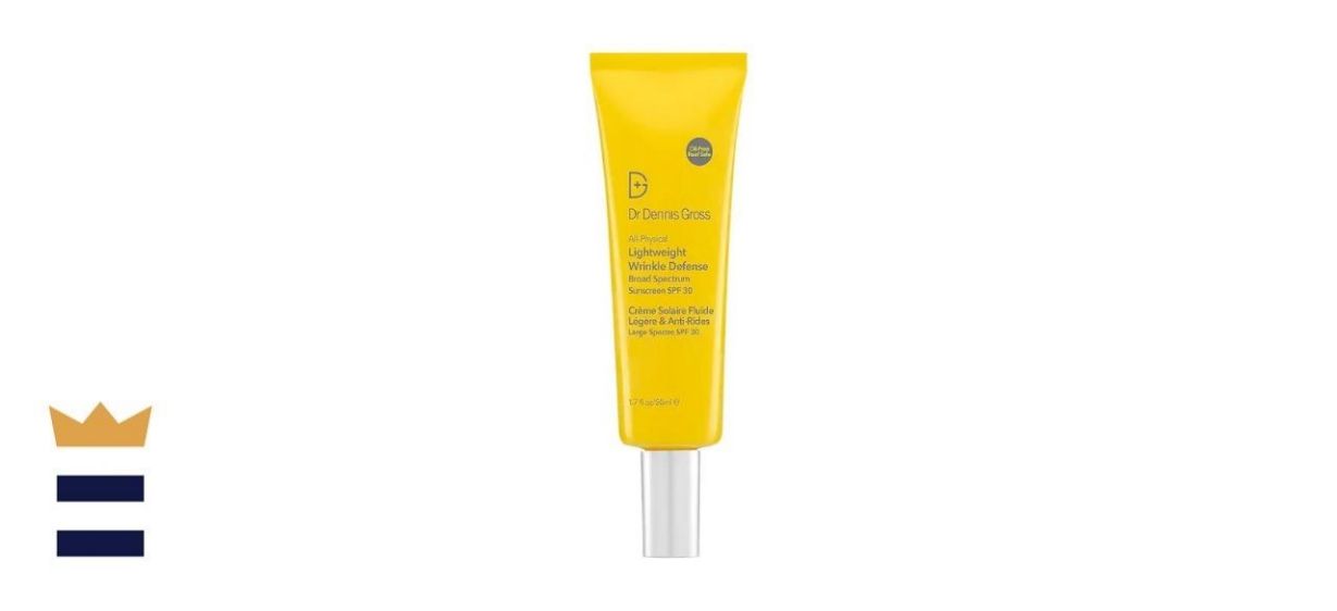 Physical or mineral face sunscreen