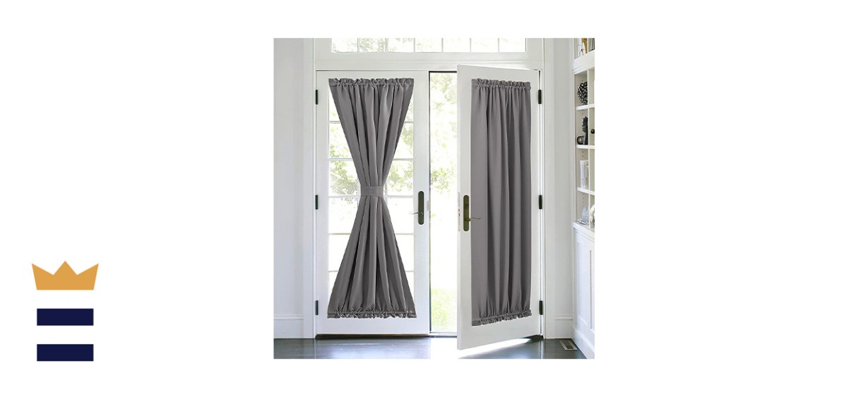 Pony Dance Gray Door Curtain