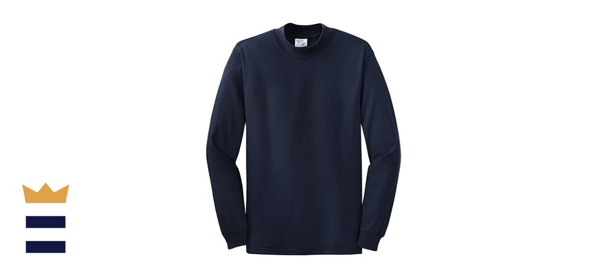 Port &amp; Company Mock Turtleneck