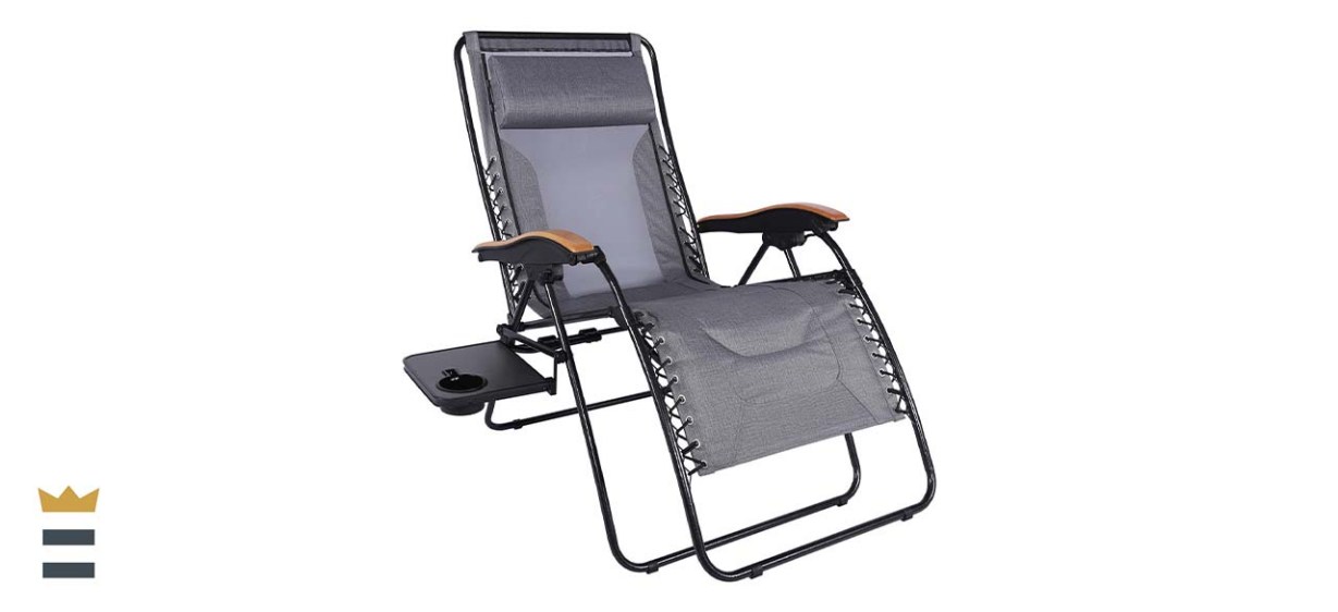 Portal Oversized Mesh Back Zero Gravity Reclining Patio Chairs