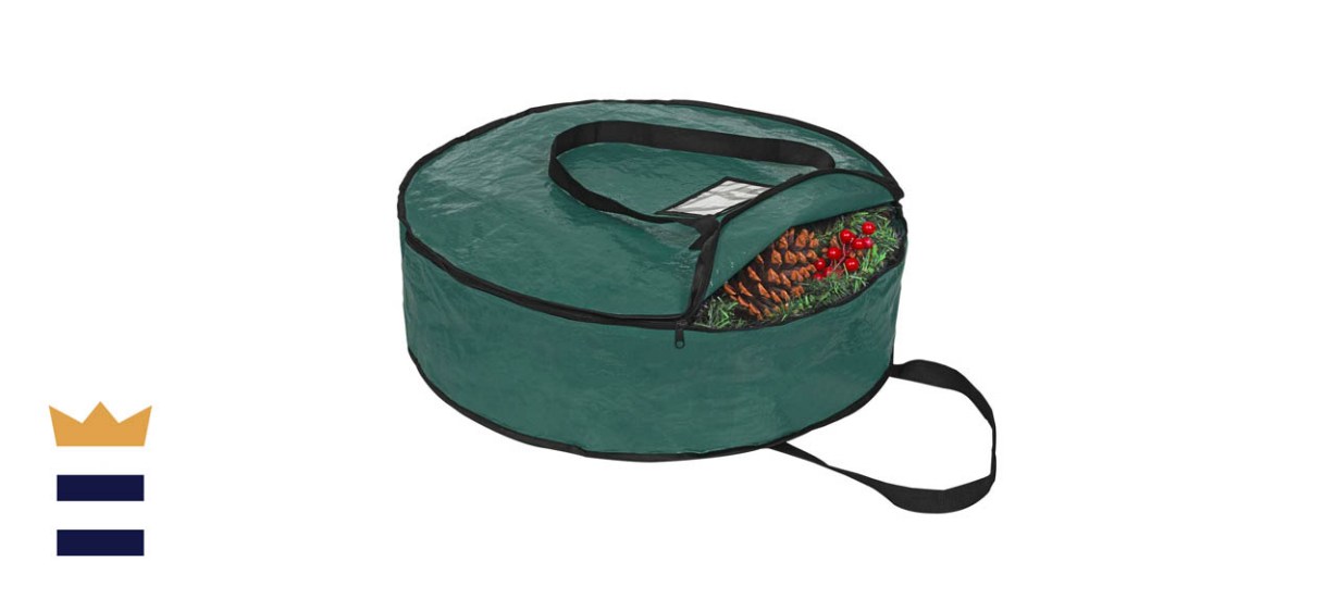 ProPik 24-Inch Wreath Storage Container with Heavy-Duty Handles
