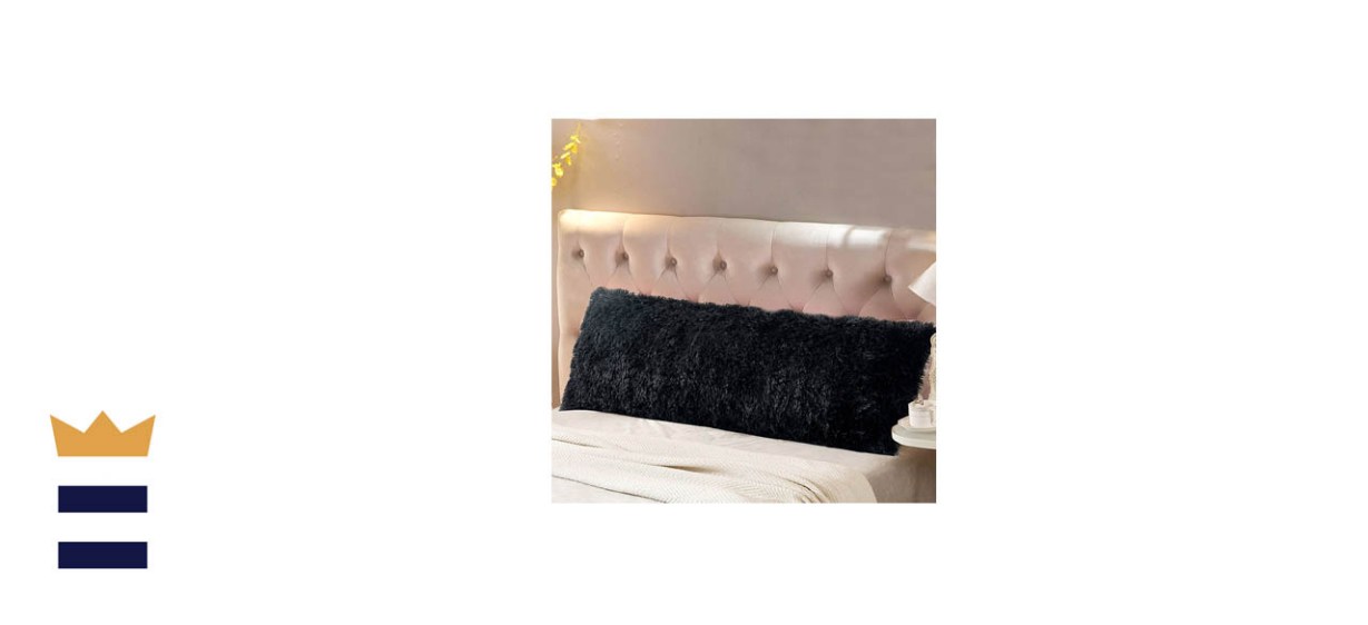 Reafort Luxury Long Hair Faux Fur Body Pillow Cover/Case