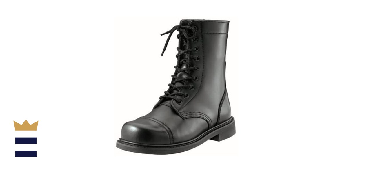 cheap black combat boots