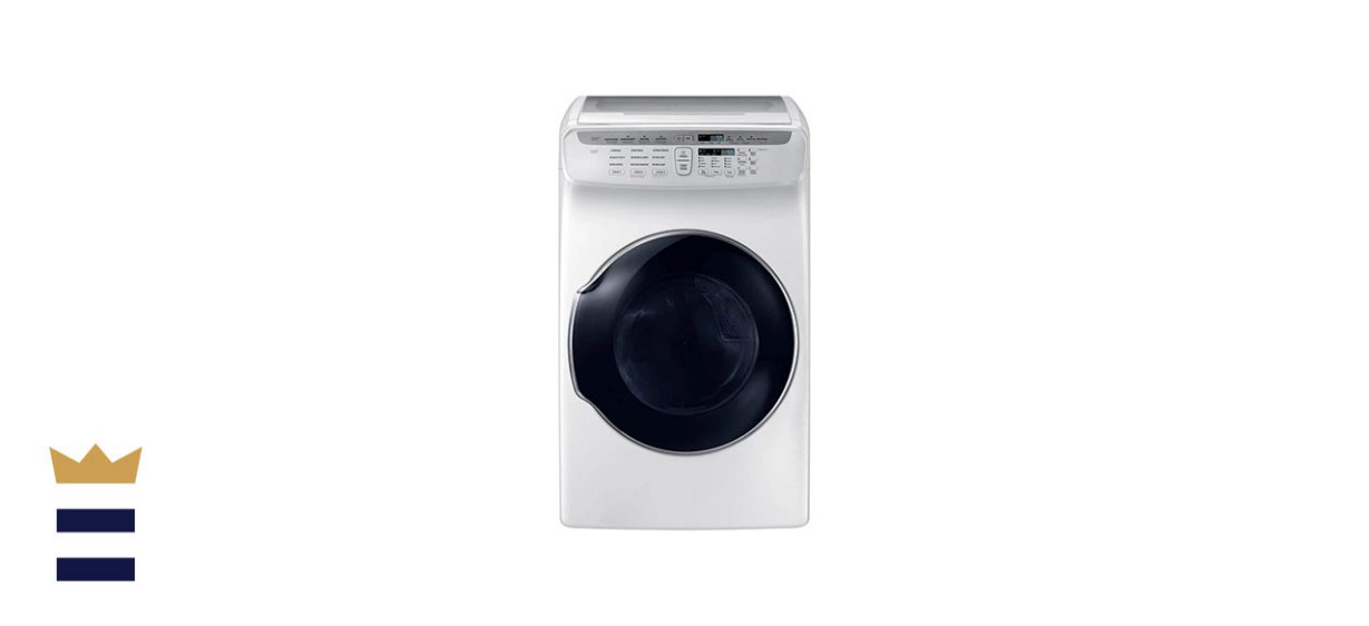 Samsung DVE55M9600W 7.5 cu. ft. White Electric Dryer with FlexDry