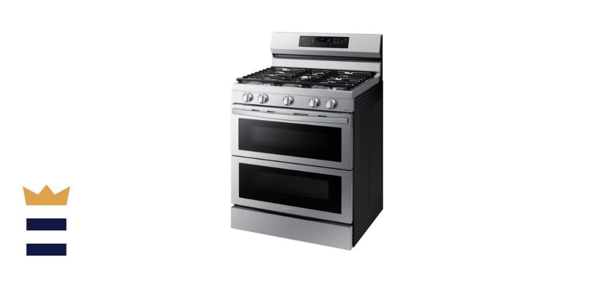 Samsung Smart Freestanding Gas Range With Flex Duo And Air Fry