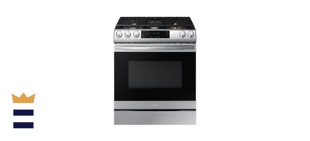 Samsung Smart Slide-In Gas Range with Griddle, Convection and Air Fry