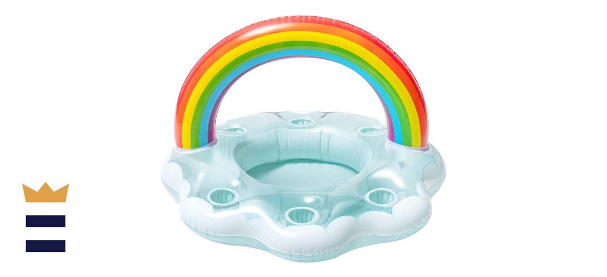 Sloosh Inflatable Rainbow Cooler Drink Float
