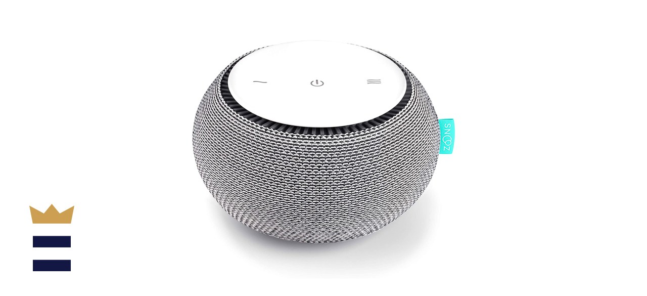SNOOZ White Noise Sound Machine Real Fan Inside for NonLooping White