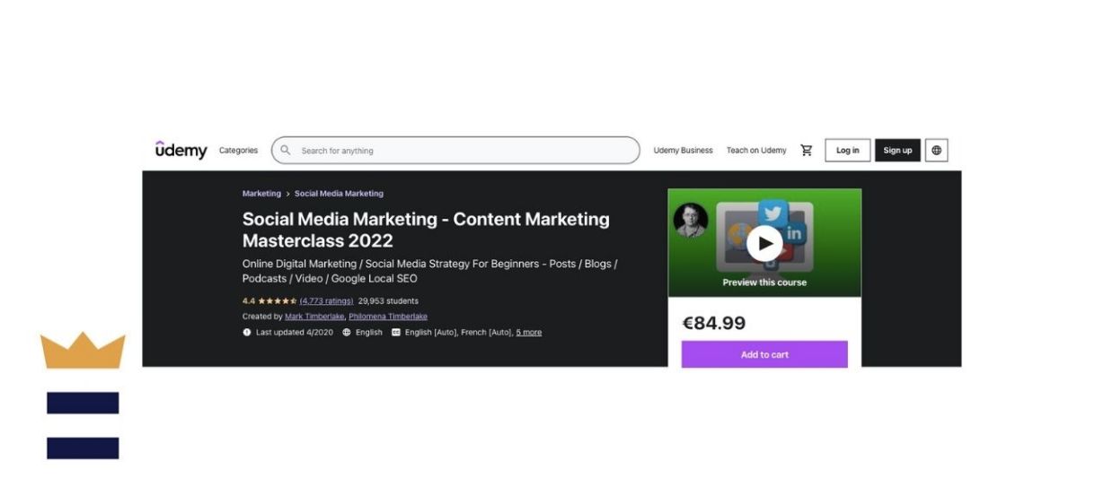 Social Media Marketing Content Marketing Masterclass 