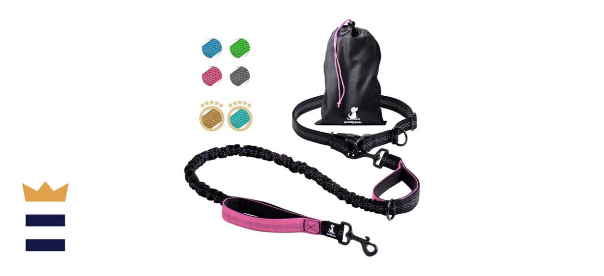 SparklyPets Hands-Free Dog Leash For Running