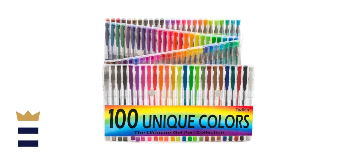 Buy ZENACOLOR - 100 Gel Pens Set with Extra Large Arts Case – 100