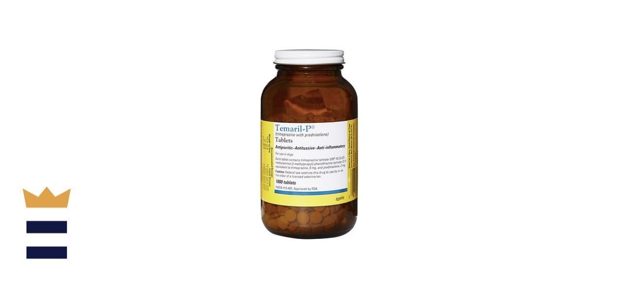 Can i give my dog temaril p 2024 and benadryl