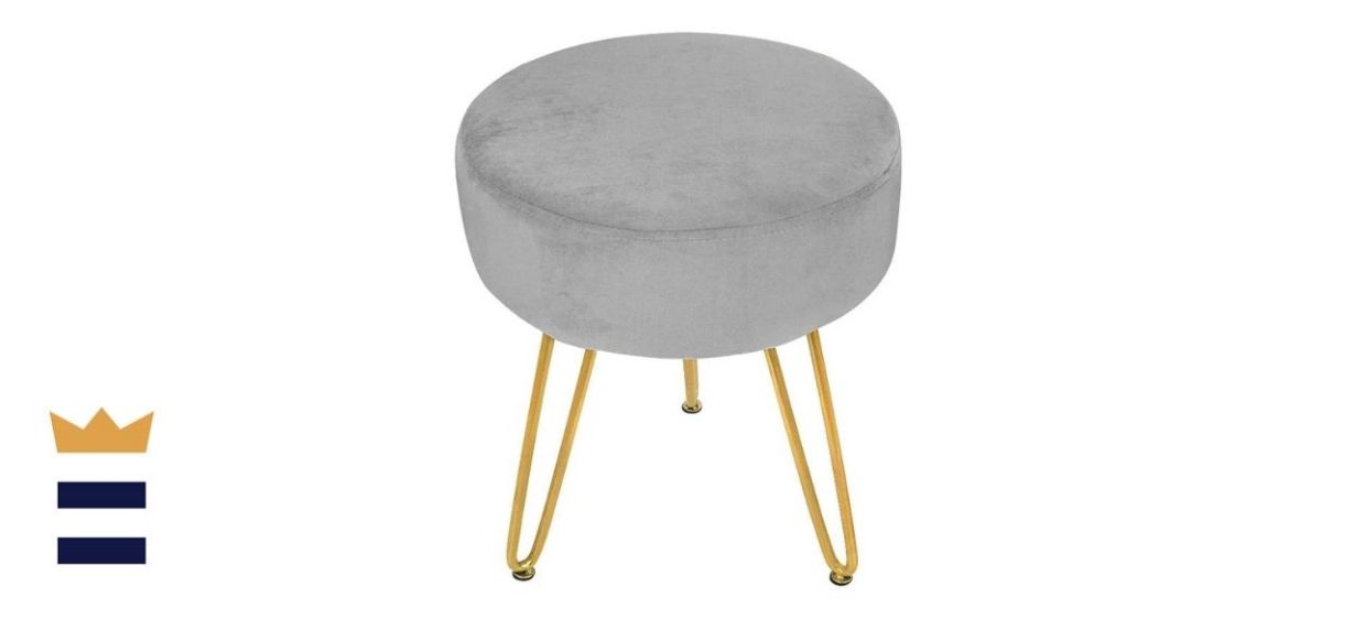 Touch-Rich Modern Upholstered Vanity Dressing Chair