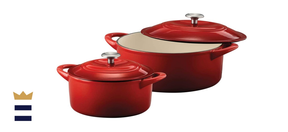 Tramontina Enameled Cast Iron Covered Dutch Oven Combo