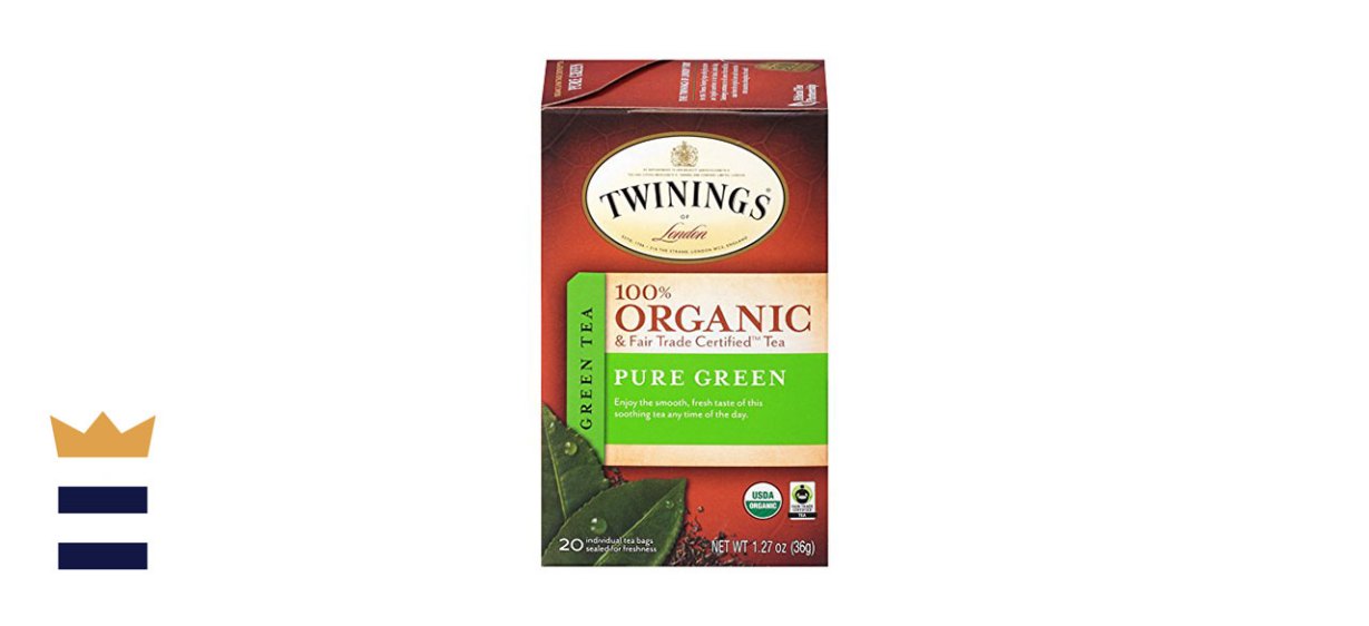 Twinings of London Organic and Fair Trade Certified Pure Green Tea Bags