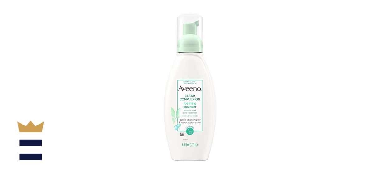 Unscented Aveeno Clear Complexion Foaming Facial Cleanser