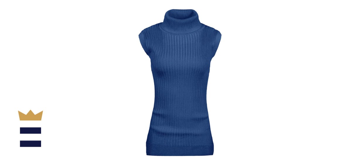 V28 Sleeveless Turtleneck