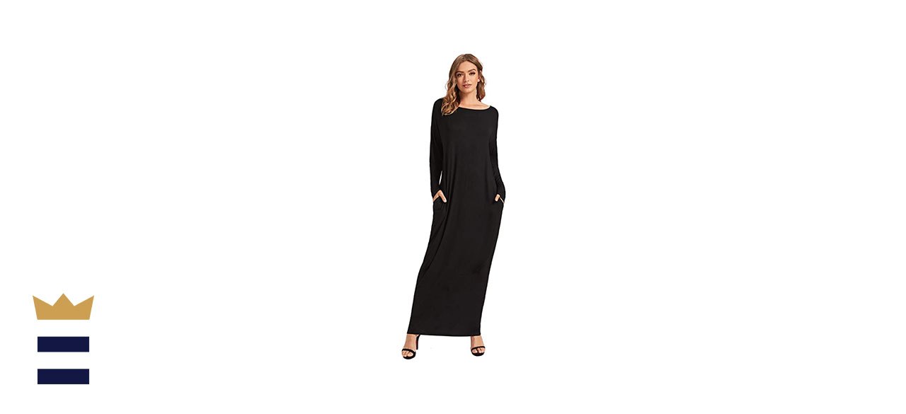 best black maxi dress