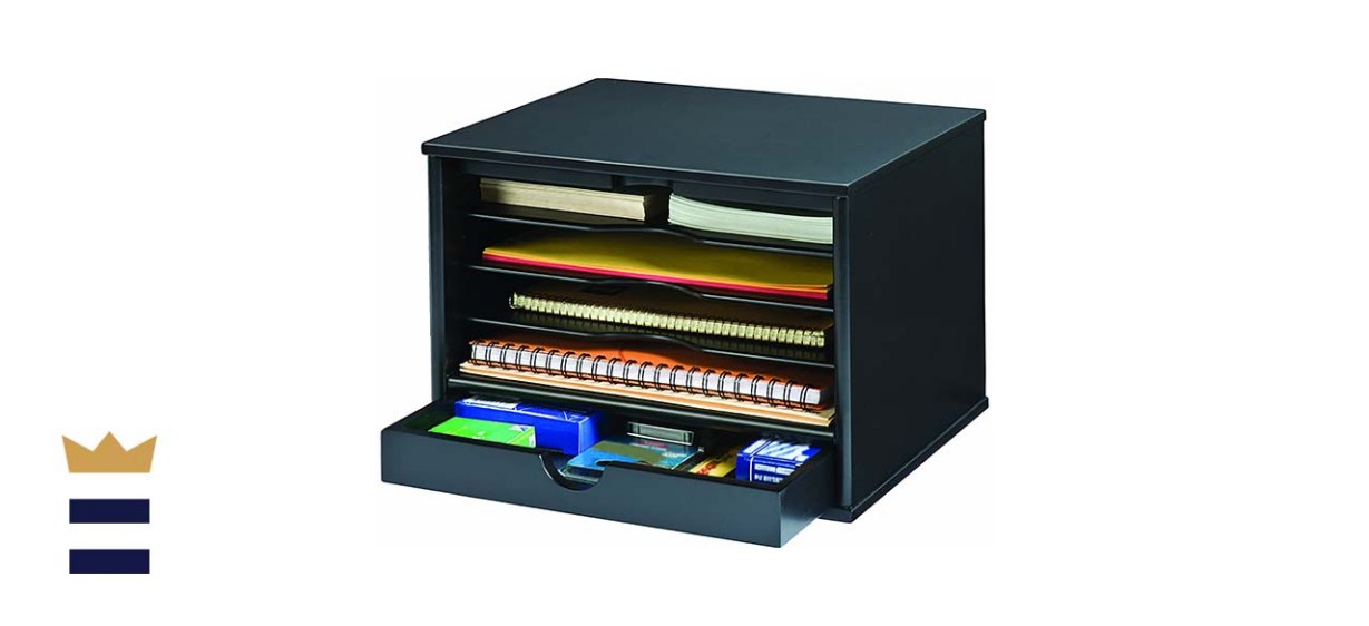 Victor Desktop Organizer Wood Midnight Black Collection