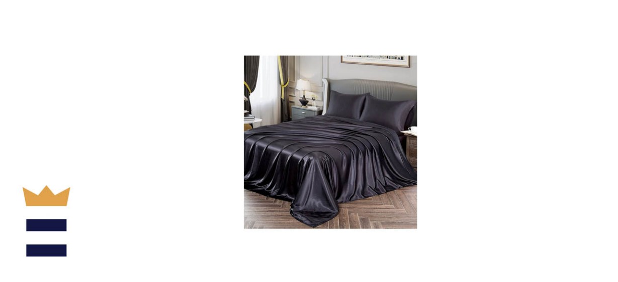 Vonty Satin Sheets King Size Silky Soft Satin Bed Sheets