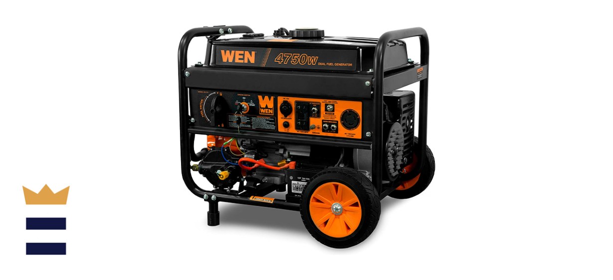 WEN 4,750/3,800-Watt Dual Fuel Portable Generator