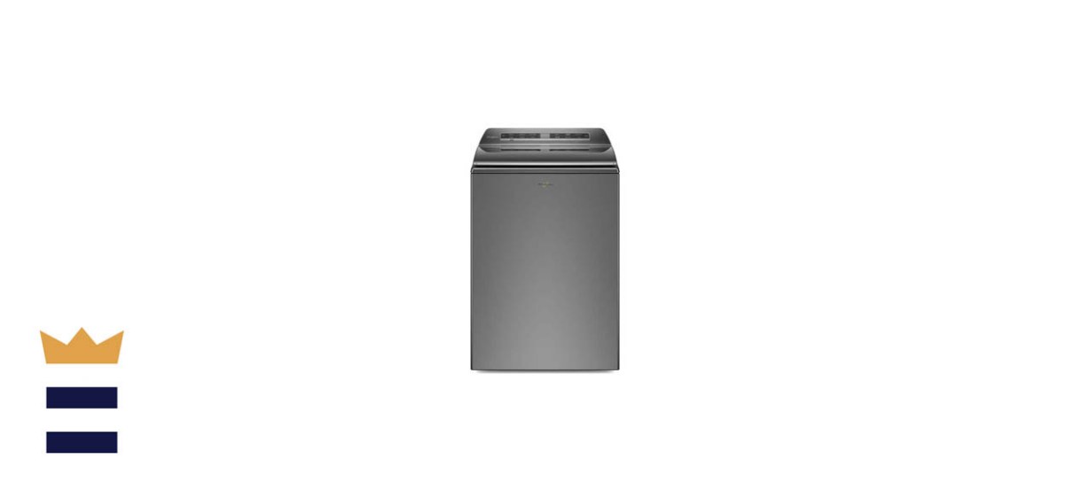 Whirlpool 5.3 cu ft Smart Chrome Shadow Top Load Washing Machine