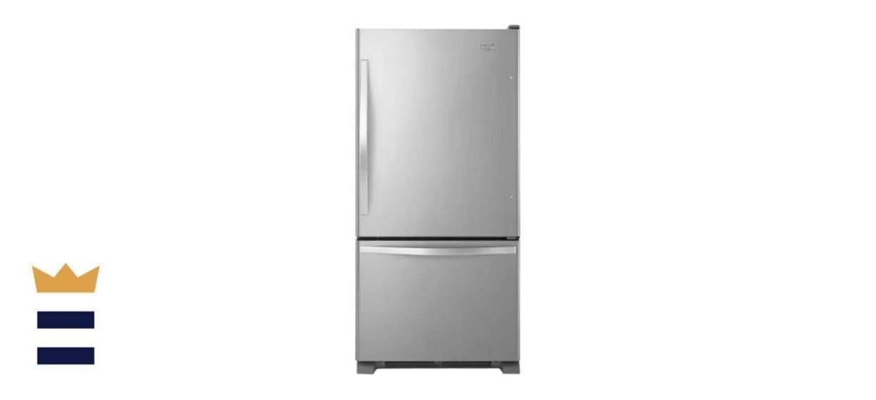 Whirlpool 22-Cubic-Foot Bottom Freezer Refrigerator