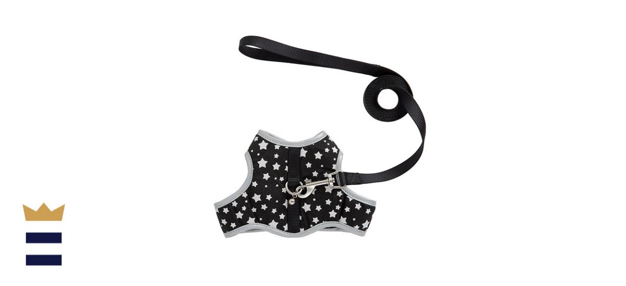 Whisker City Reflective Star Cat Leash &amp; Harness Combo