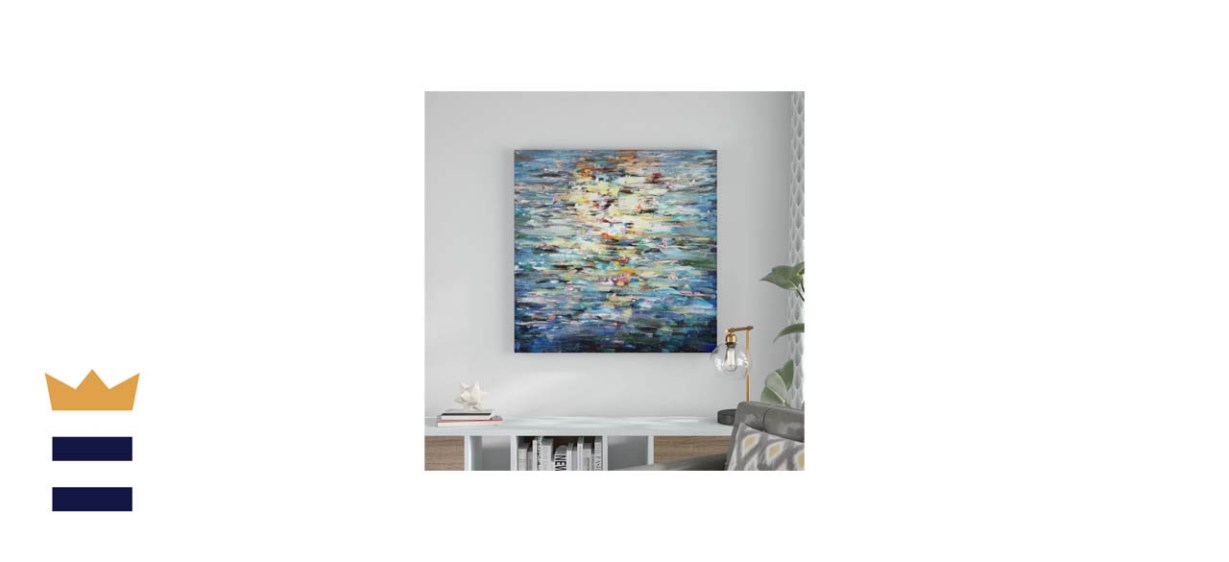 Wrought Studio “Water Reflection” By Steven Wang ― Wrapped Canvas Painting