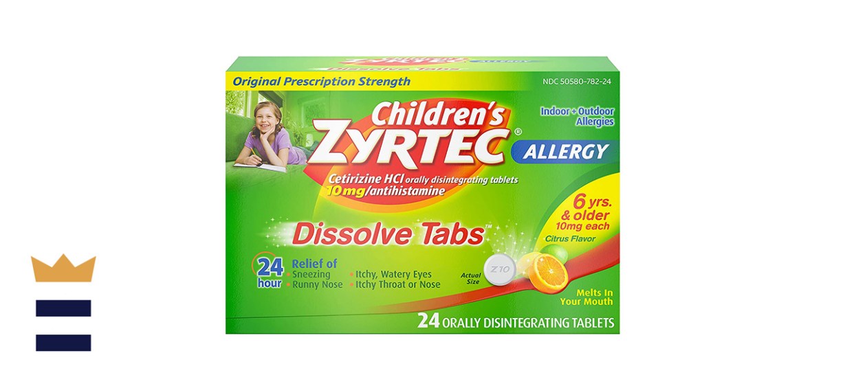 Zyrtec Childrens 24-Hour Dissolving Allergy Tablets