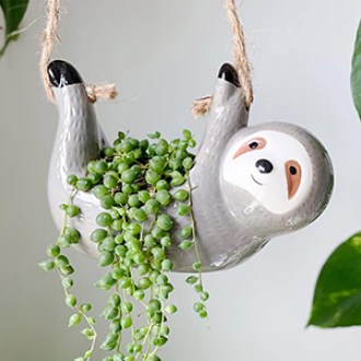 AIPOGOOIN Sloth Hanging Planters