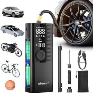 Airmoto Portable Tire Inflator and Air Compressor