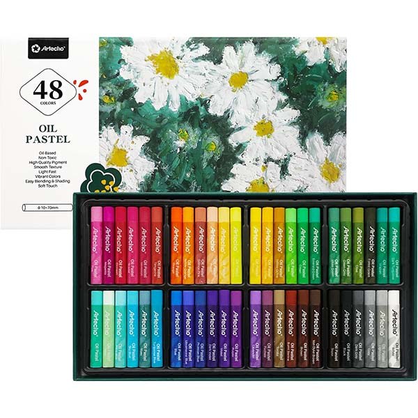 Artecho  Oil Pastels Set of 48 Colors