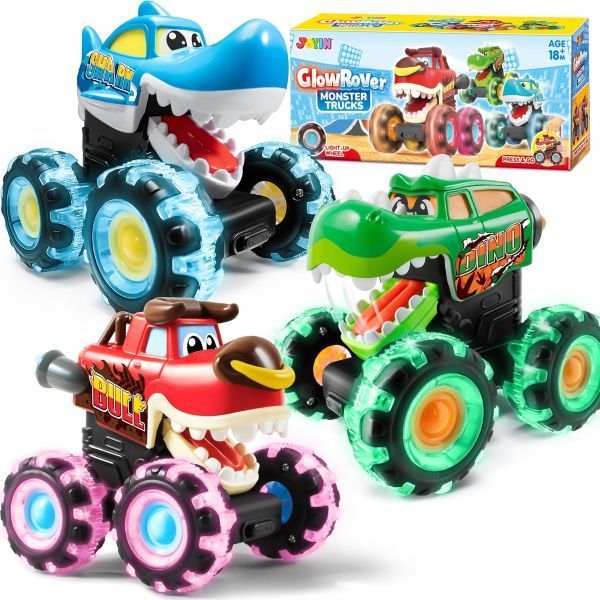 JOYIN 3-Pack Monster Truck Toy