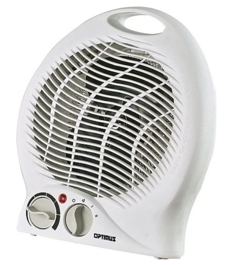 Optimus Portable 2-Speed Fan Heater with Thermostat