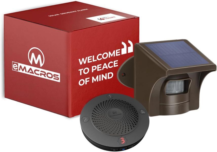eMACROS Non-App Wireless Driveway Alarm