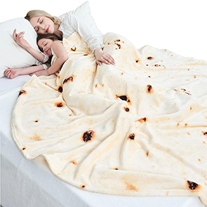 Casofu Burritos Tortilla Throw Blanket