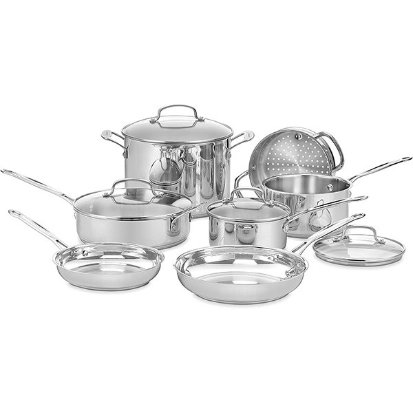 Cuisinart 11-Piece Stainless Steel Cookware Set